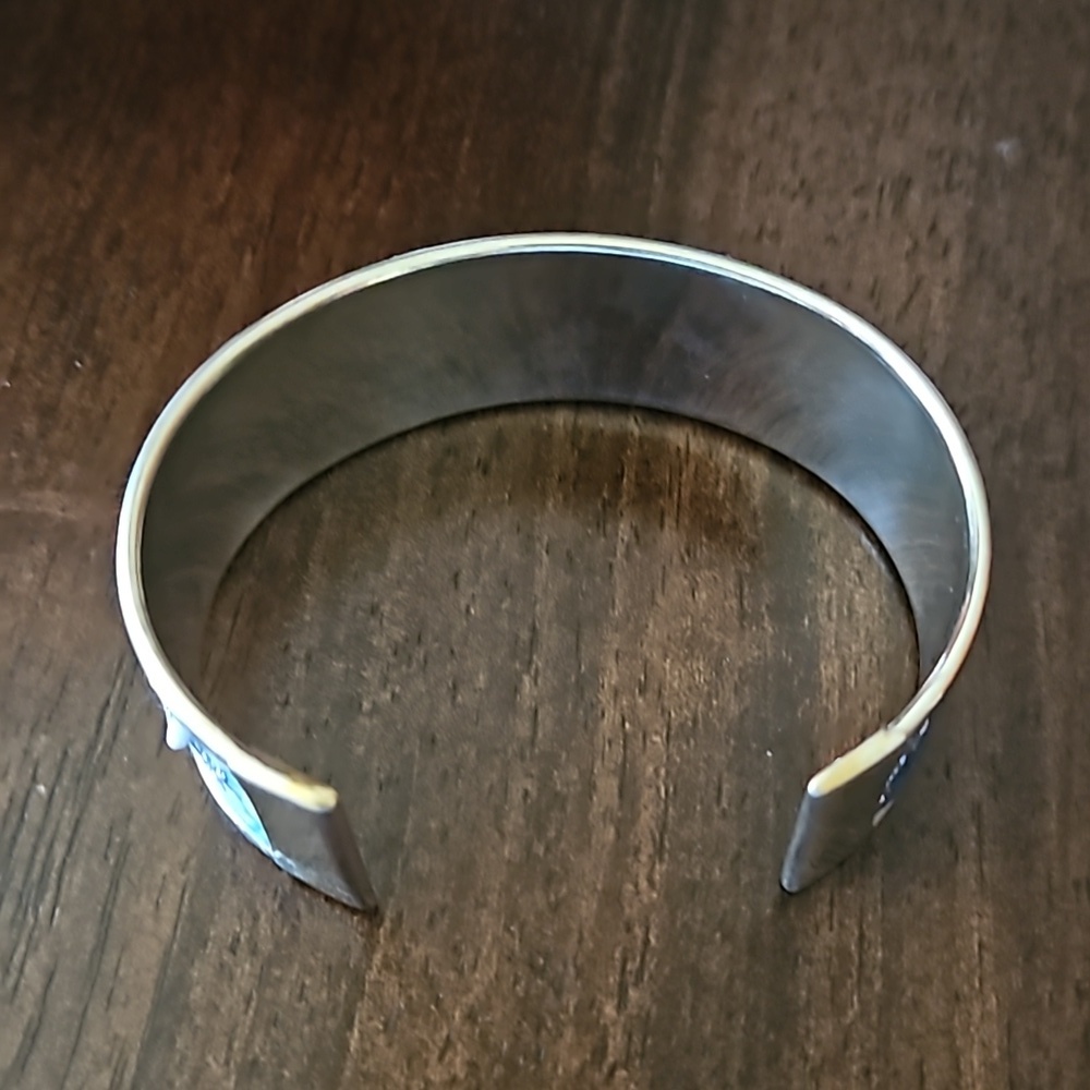German Silver Cuff Bracelet NWT - Picture 5 of 7
